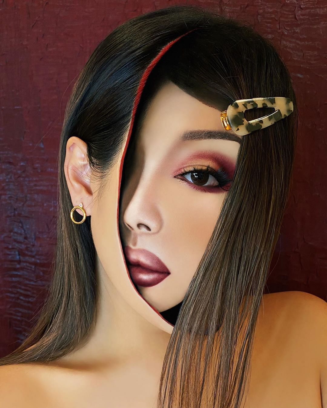 mimi choi Makeup artist did unbelievable makeup and artwork people got confused