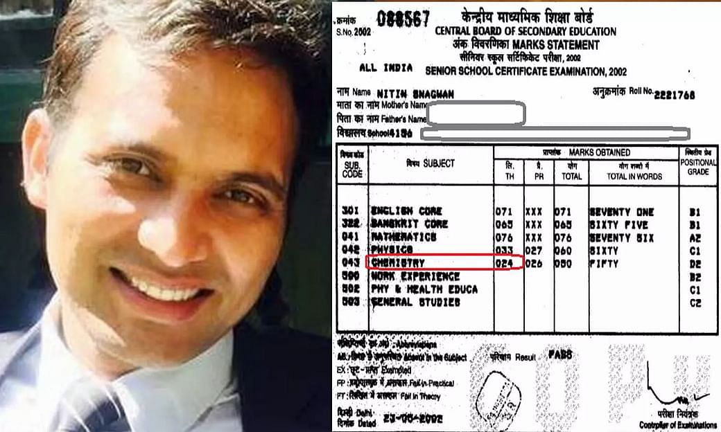 Ias officer nitin sangwan shares his 12 marksheet on social media people did motivational comment on it