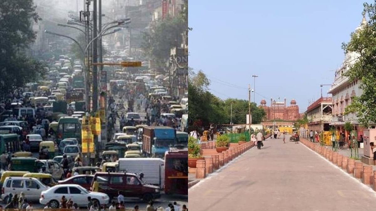 viral video of purani dilli revamped chandni chowk people says it is difficult to belive