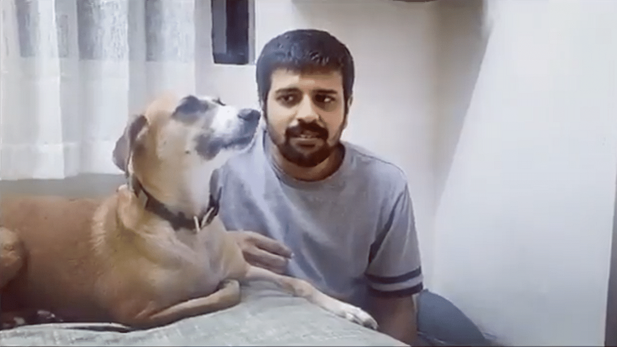 viral video of man who make jugalbandi of his dog and got millions views on it