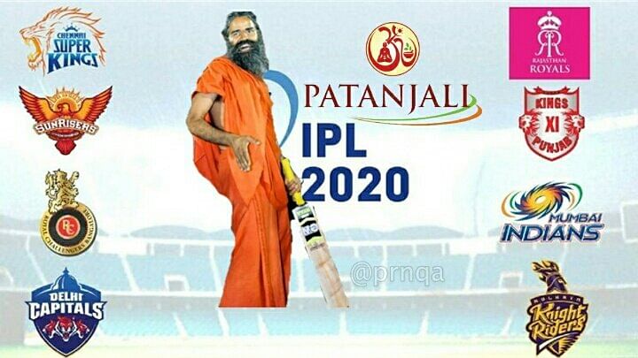 Baba Ramdev’s Patanjali joins IPL 2020 sponsorship race people share hilarious memes on it