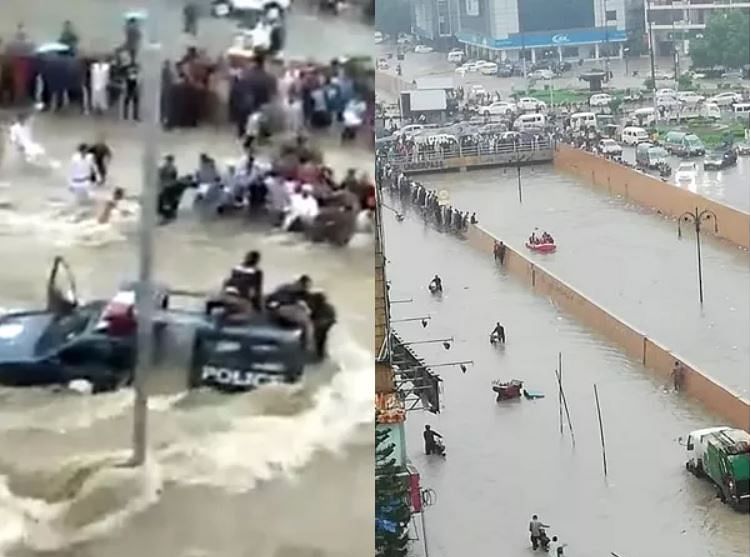 social media reaction on Karachi rain people share photos and videos
