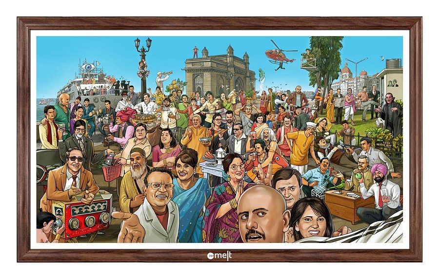 viral photo of 58 characters of indian televison can you spot it