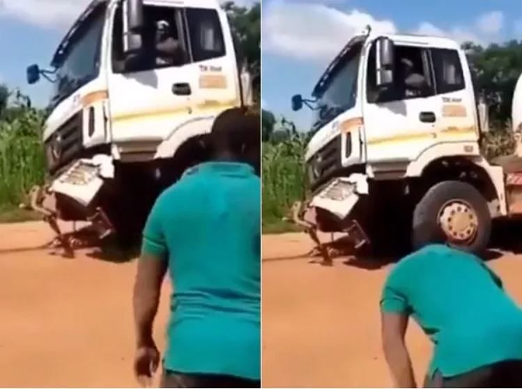 viral video of fail truck rescue people mentioned hilarious comment on it