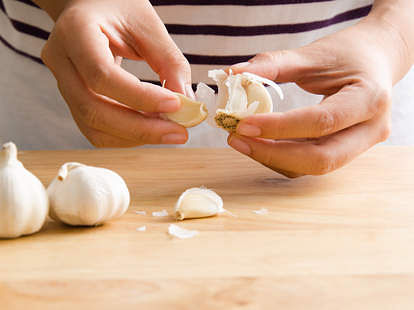 garlic peel hack