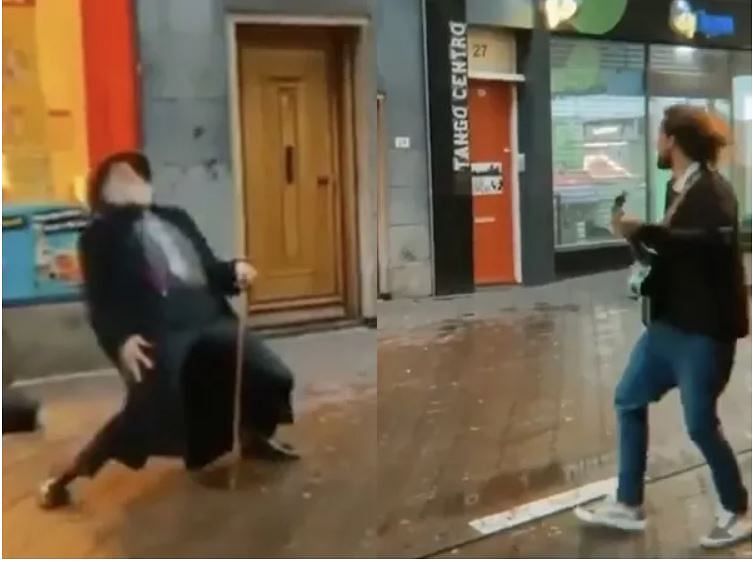 Viral video of old man dancing on street people did hilarious comment on it