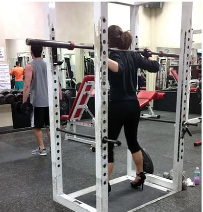 some funny gym photos that people done in gym