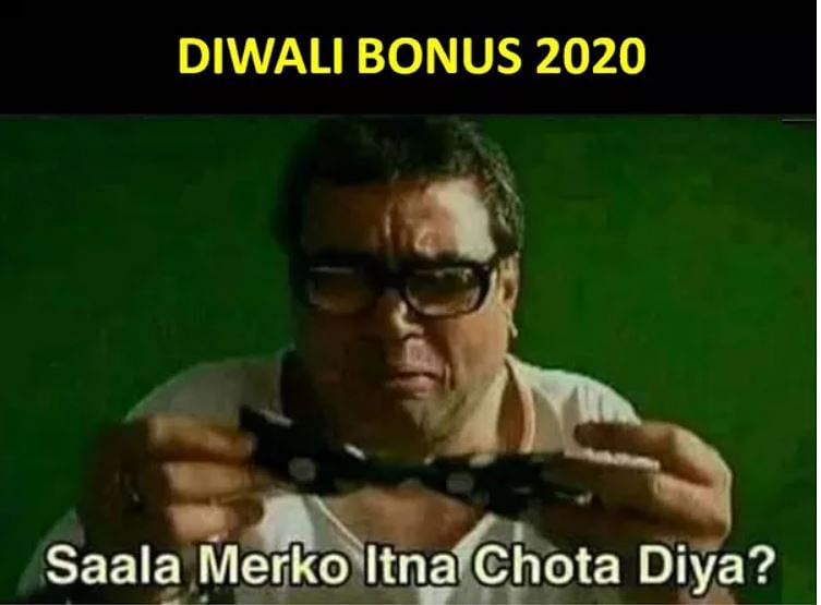 social media reaction on diwali bonus users make funny memes and jokes