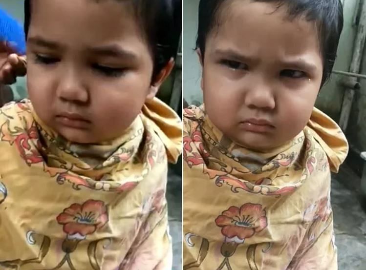 viral video of child hair cutting getting angry people did hilarious comment on it