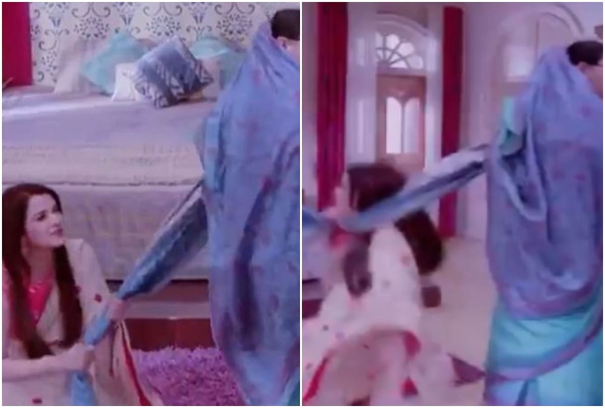 Viral video of Bizarre shawl 'choking' scene from Sasural Simar Ka People Says Yeh kya dekh liya