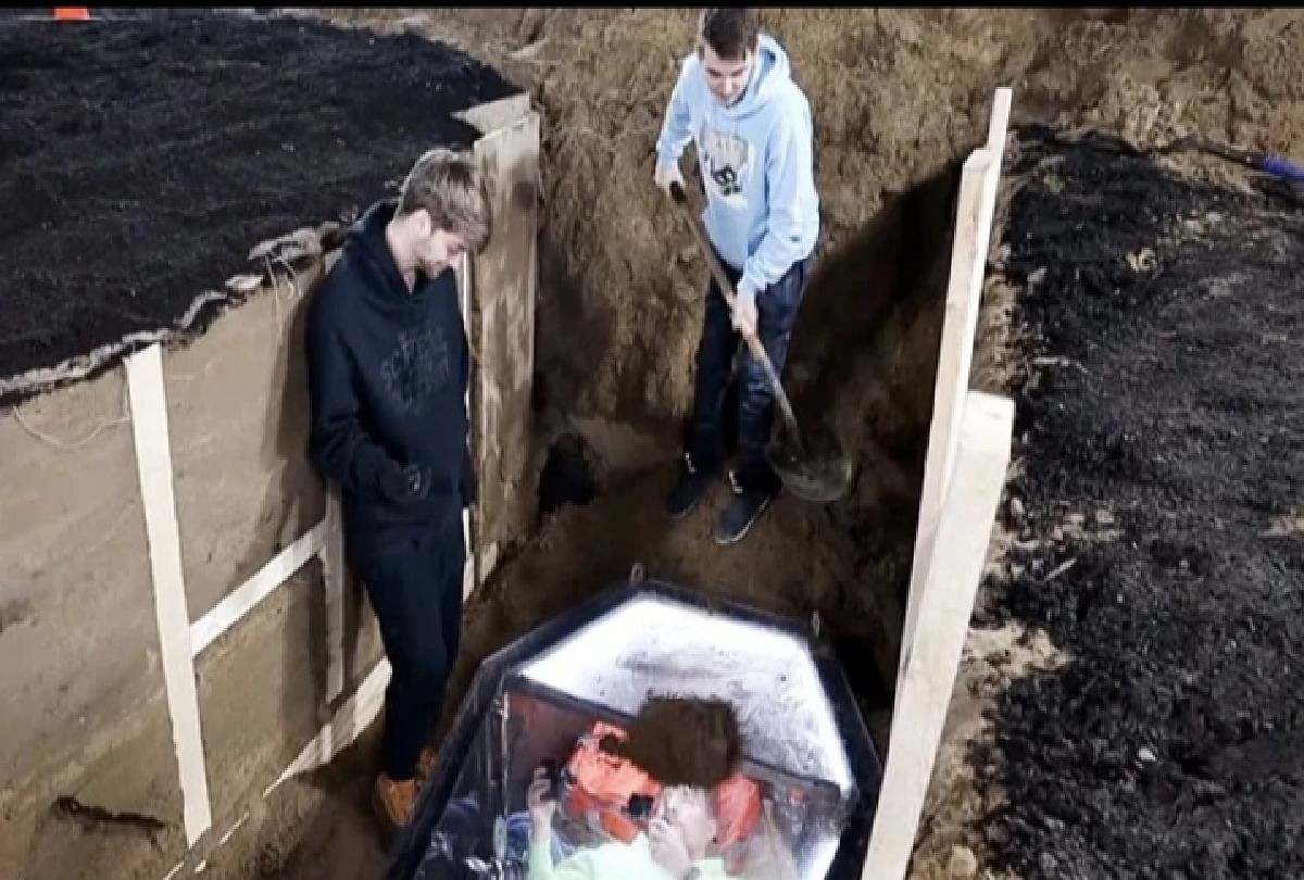 Mr beast buried in a coffin for more than 50 hours video is going viral on youtube