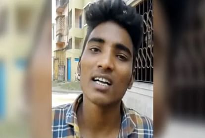युवक बाहुबली-2 फिल्म का सॉन्ग जय-जयकारा गाते हुए