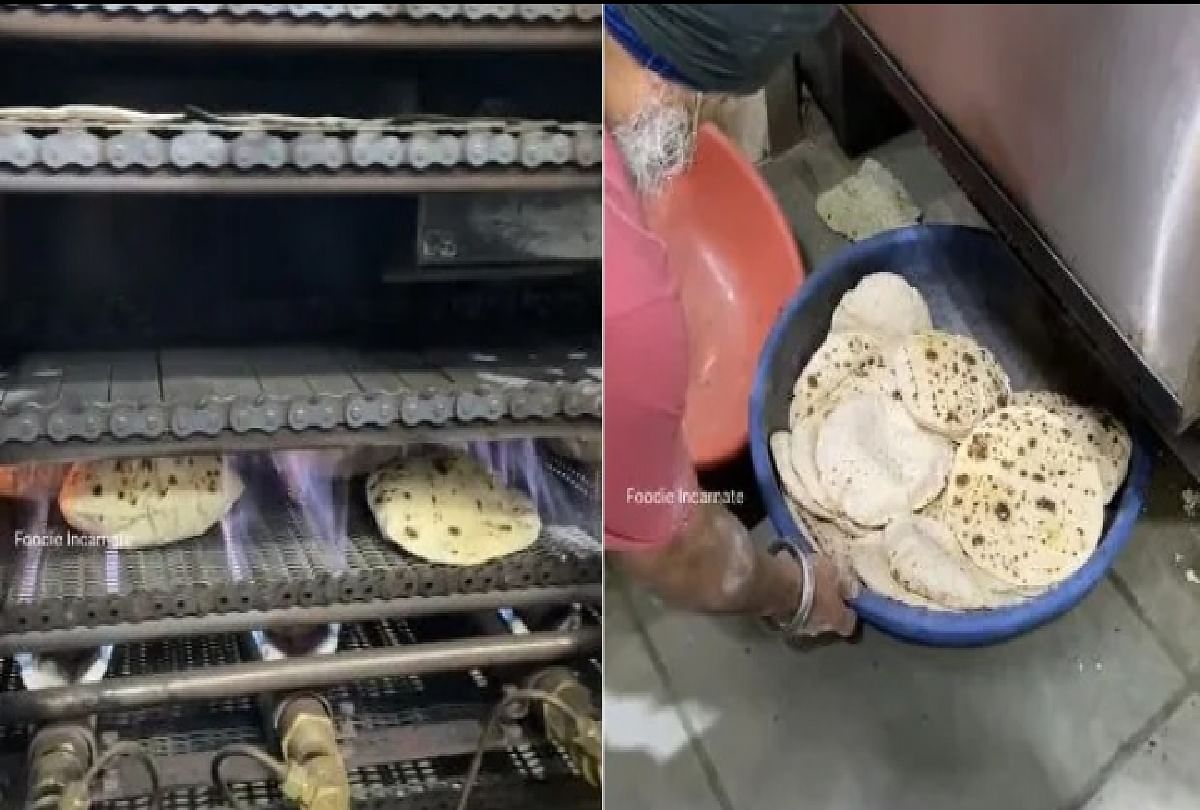 Viral Video Automatic Roti making machine is making Roti in Bangla Sahib Gurudwara New Delhi