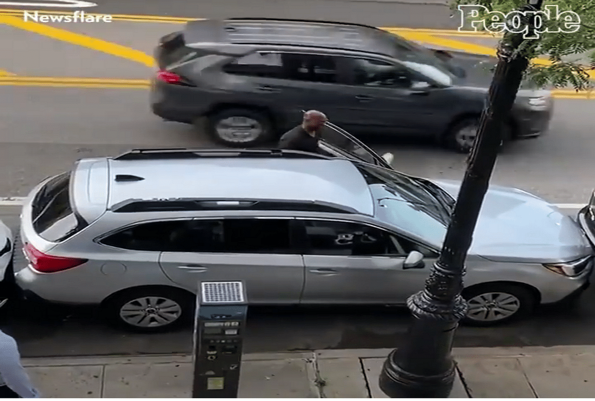this man take out car from worst car parking video goes viral