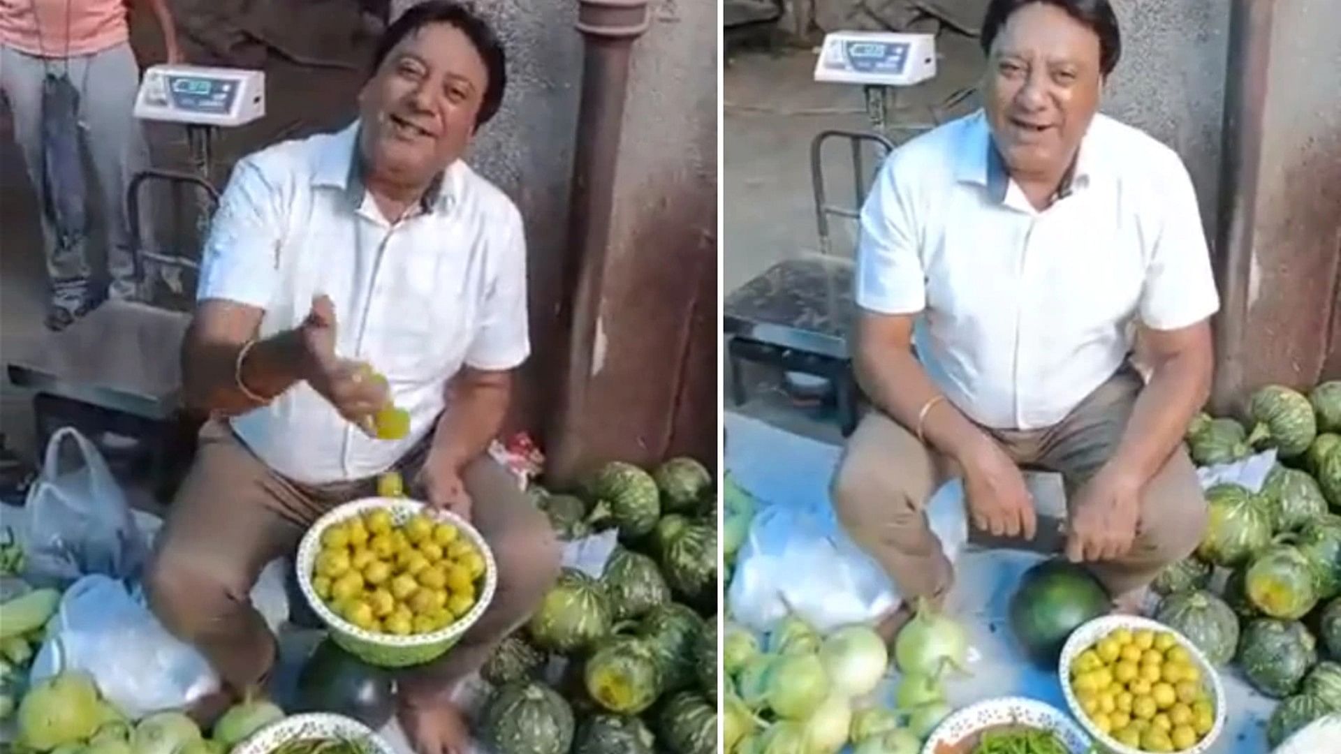 Viral Video A man sang a song on the price hike of lemon the video is going viral on internet
