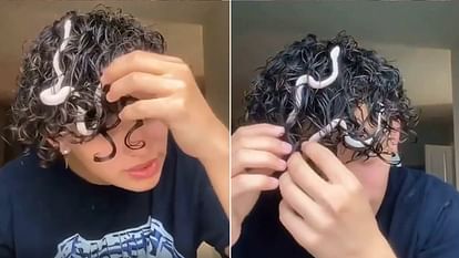 Snake Video: लड़की के बालों में लिपट गया खतरनाक सांप