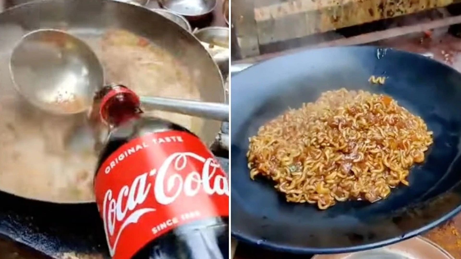 Coca Cola Maggi Man made Maggi in new style video of Coca Cola Maggi goes viral