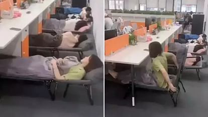 Nap In Office During Lunch Break