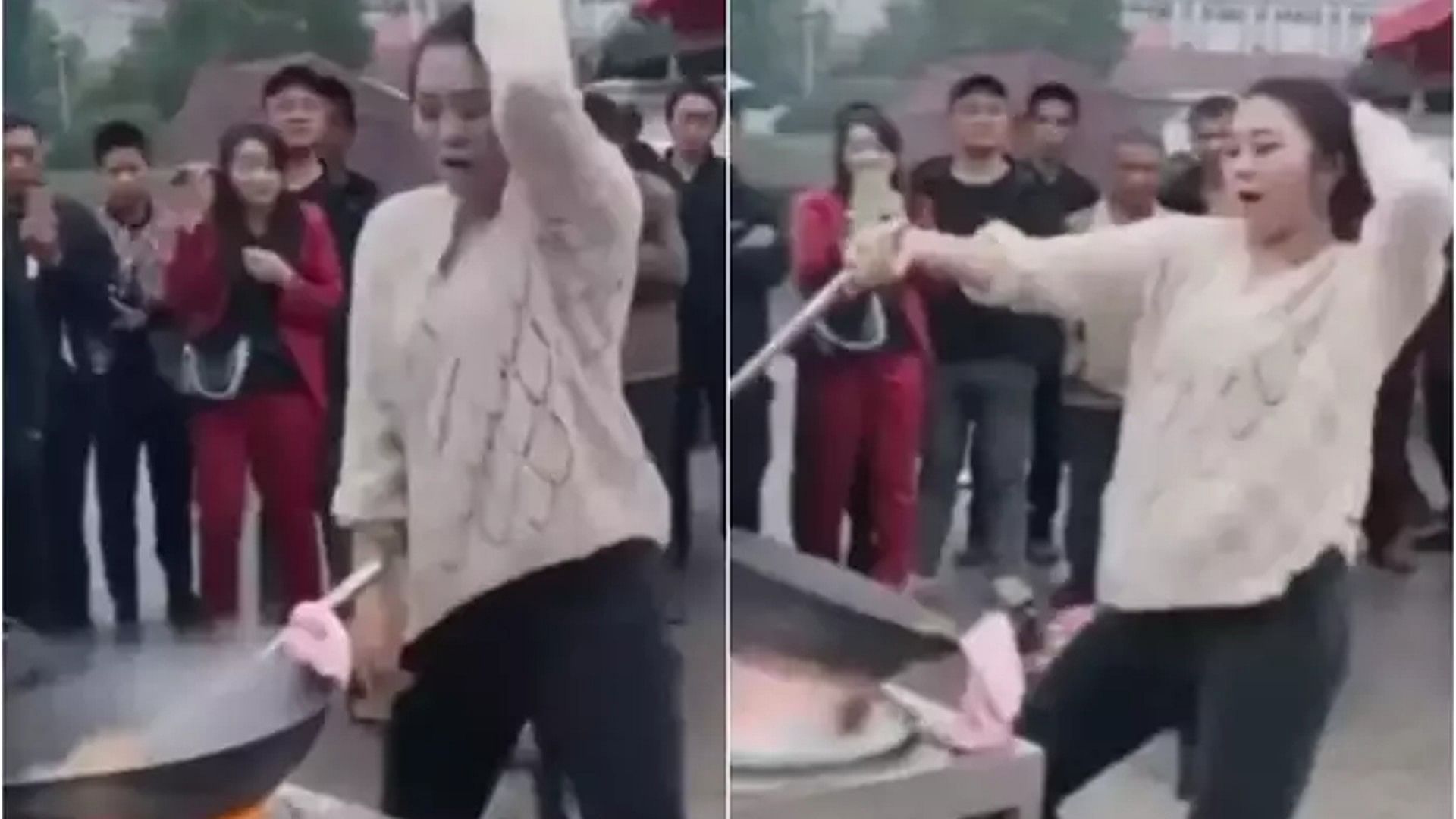 Trending Video Girl Dancing While making noodles Video Viral On Social Media