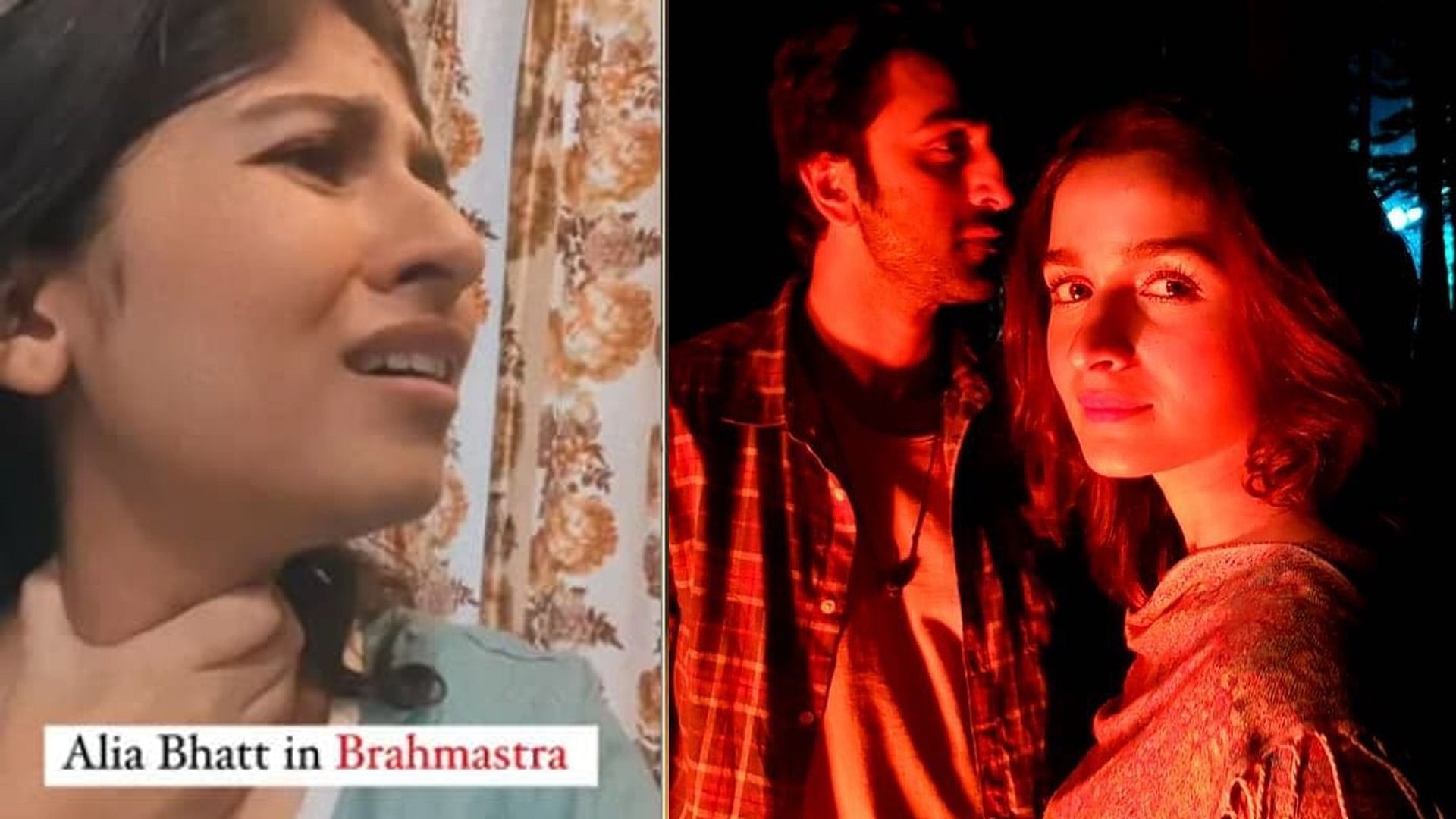 Chandni's Mimicry of Alia Bhatt's character Isha from Brahmastra Video viral