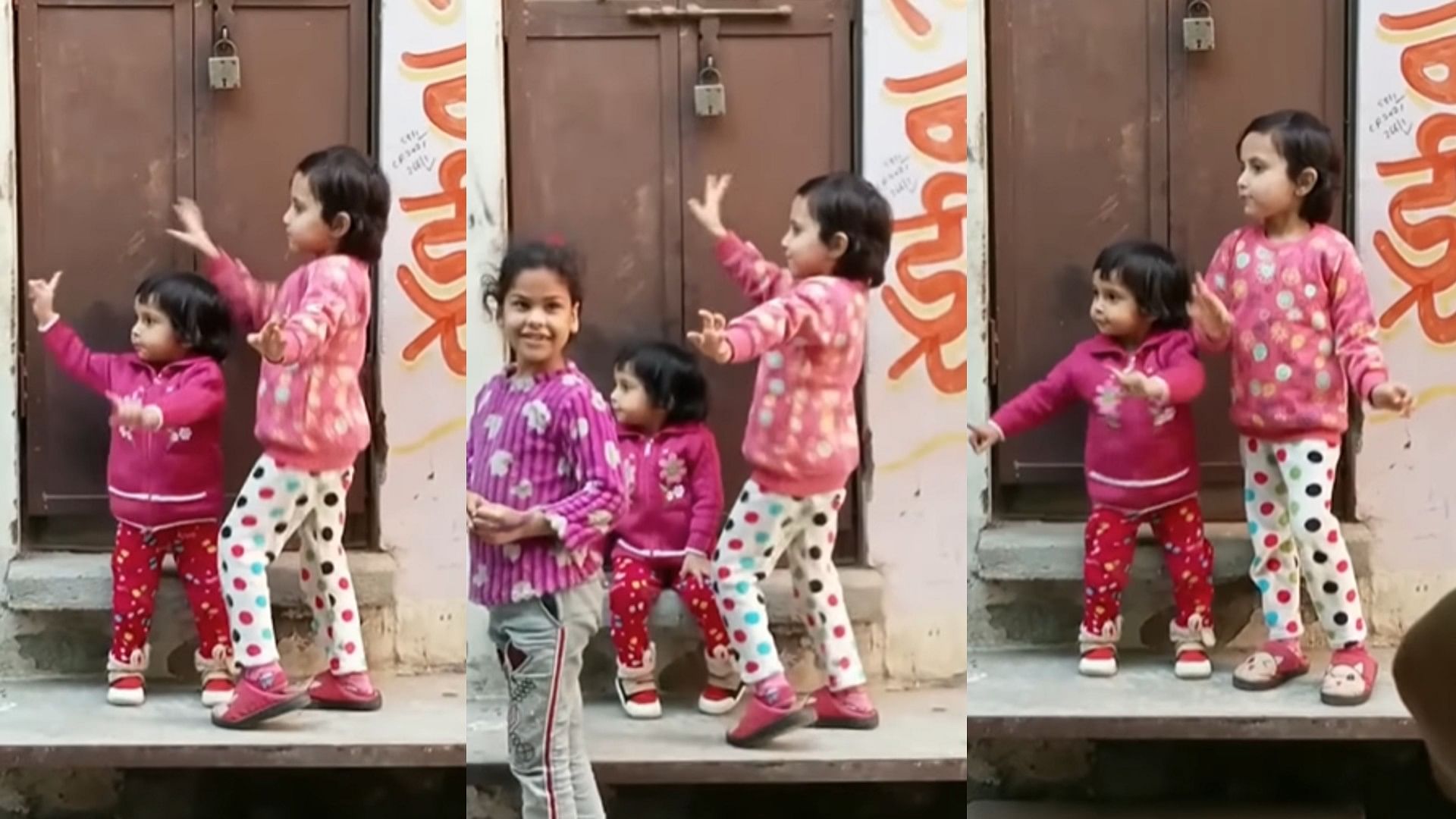 Cute Dance: Little girls started dancing on dhol, cuteness won the hearts of netizens