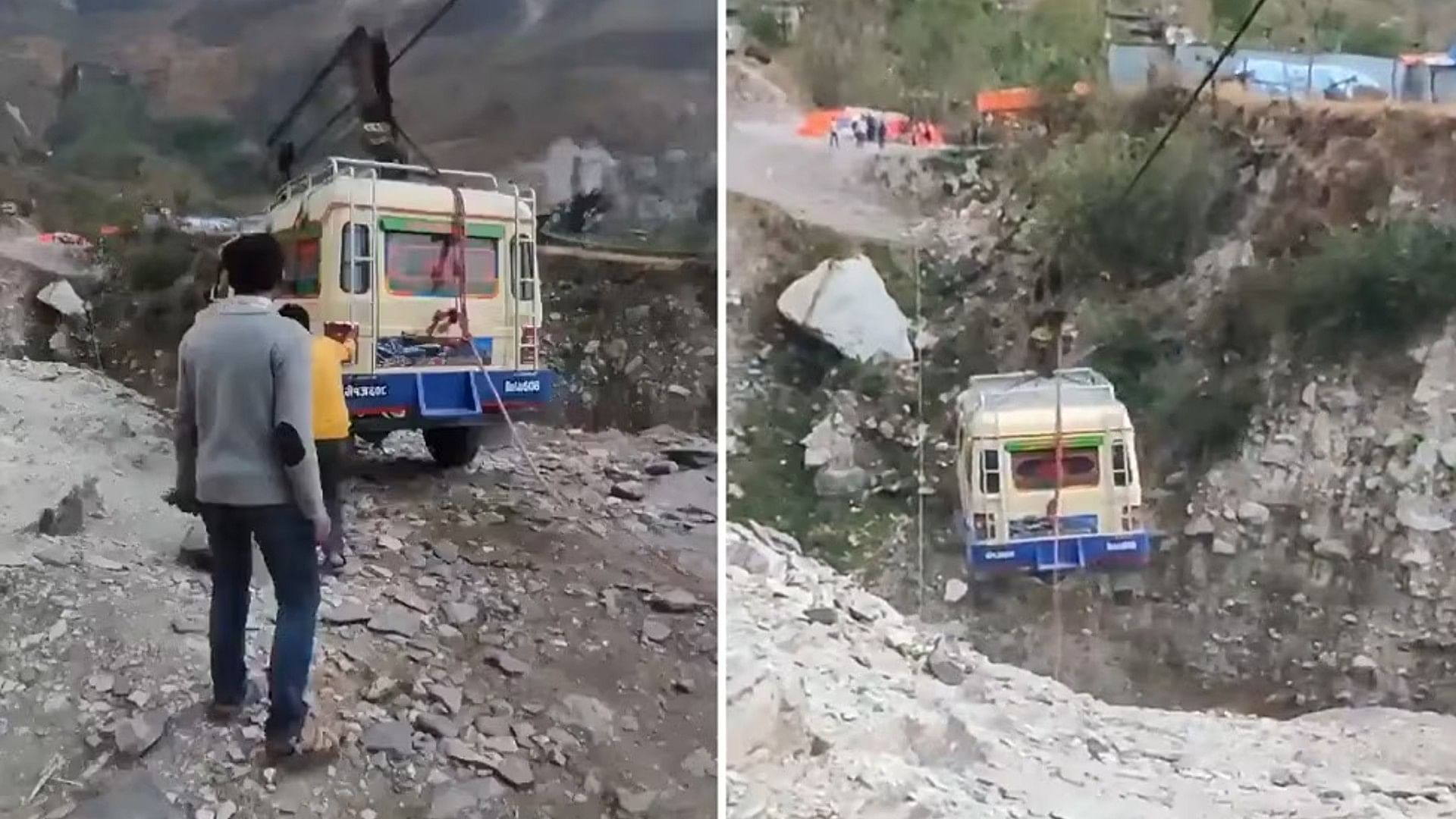 Jugaad Video: Ropway to cross the hill in station of nepal