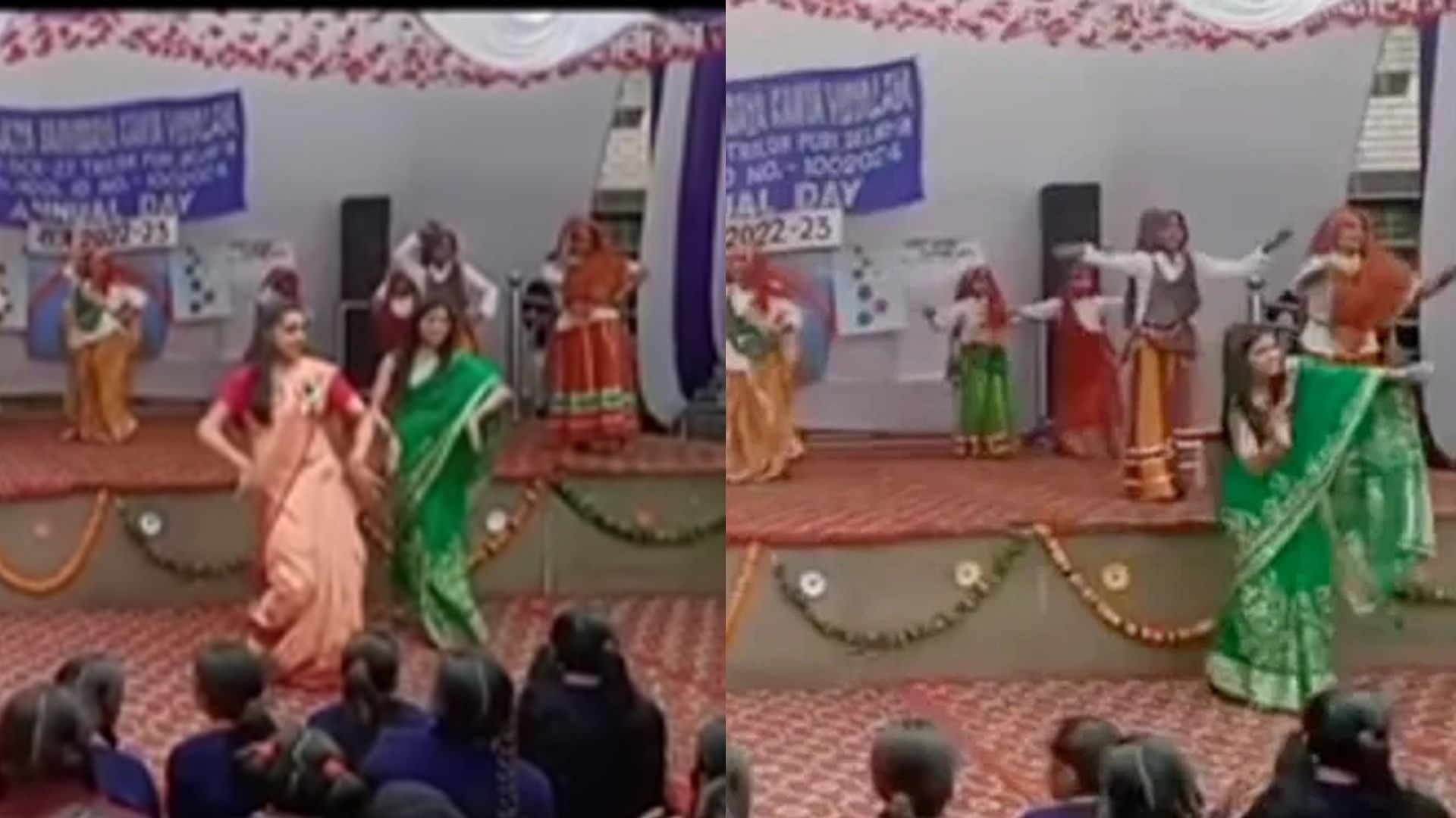 teacher dance viral video teacher did tremendous dance at school function madam ka dance