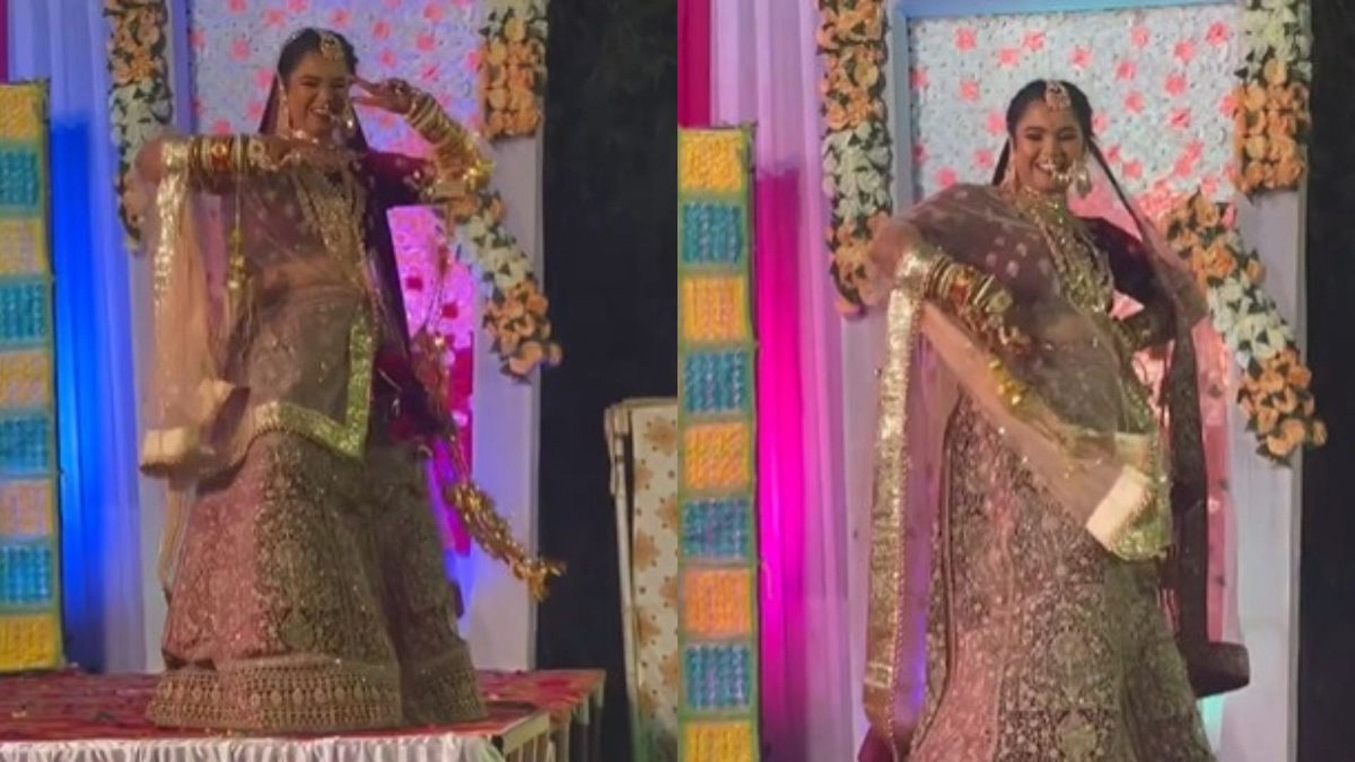 Bride Dance Viral Video: bride danced on the stage on Bhojpuri song