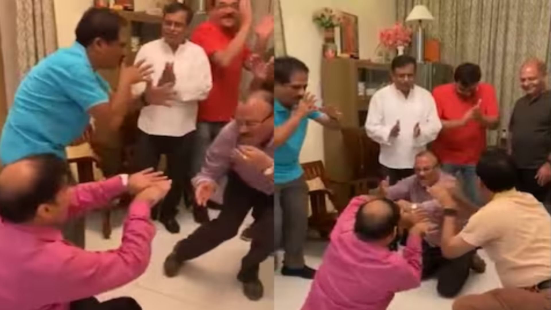Funny Video uncle did nagin dance with friends video goes viral on social media