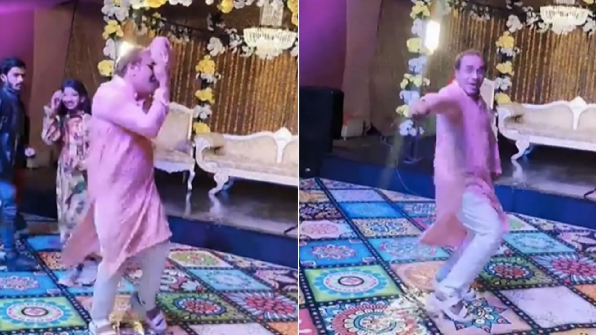Wedding Dance Video Uncle danced on daiya daiya daiya re song video viral