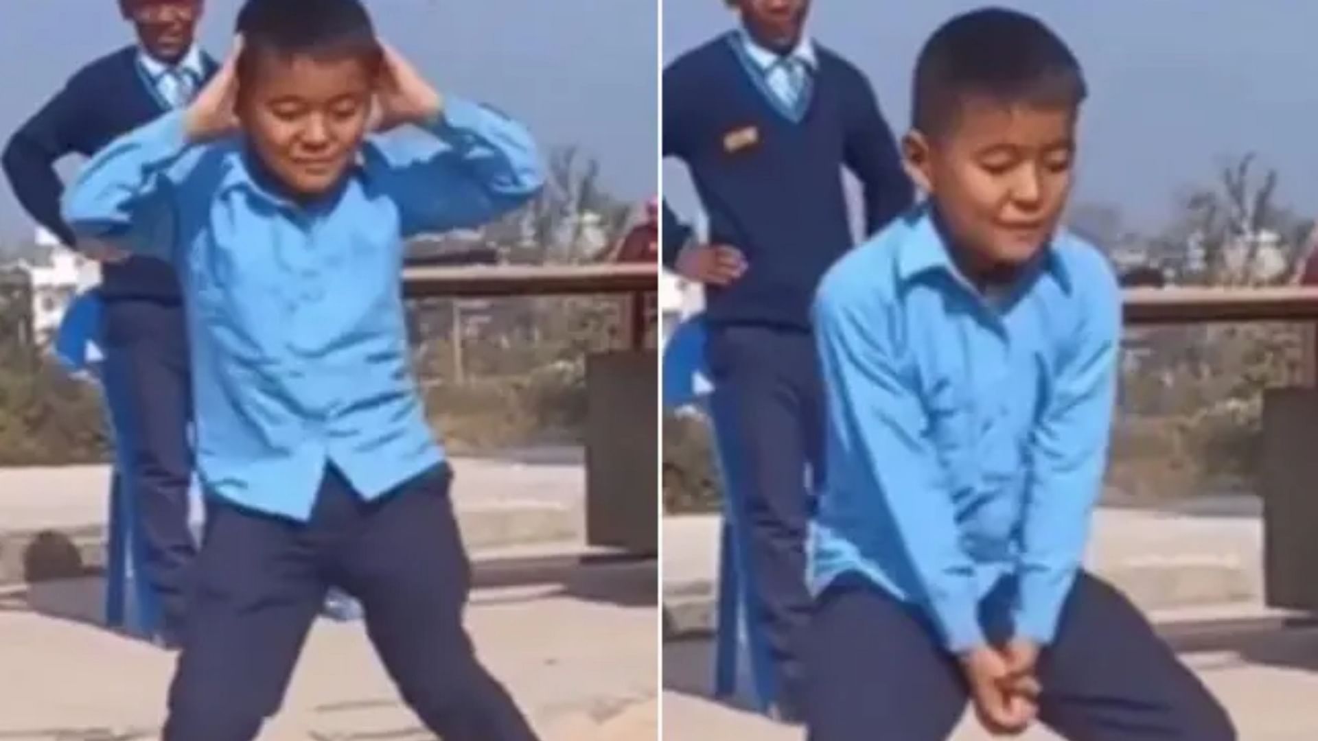 school Boy did amazing dance on nora fatehi's song video went viral