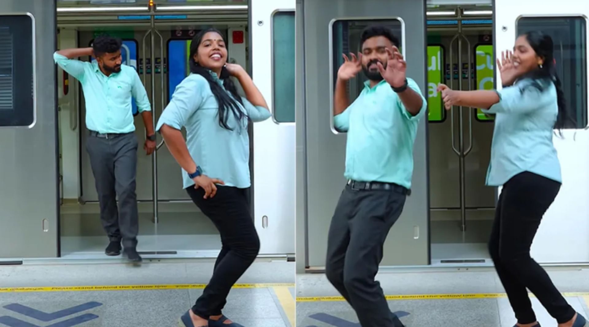 Metro staff dancing in the metro video went viral oN social media
