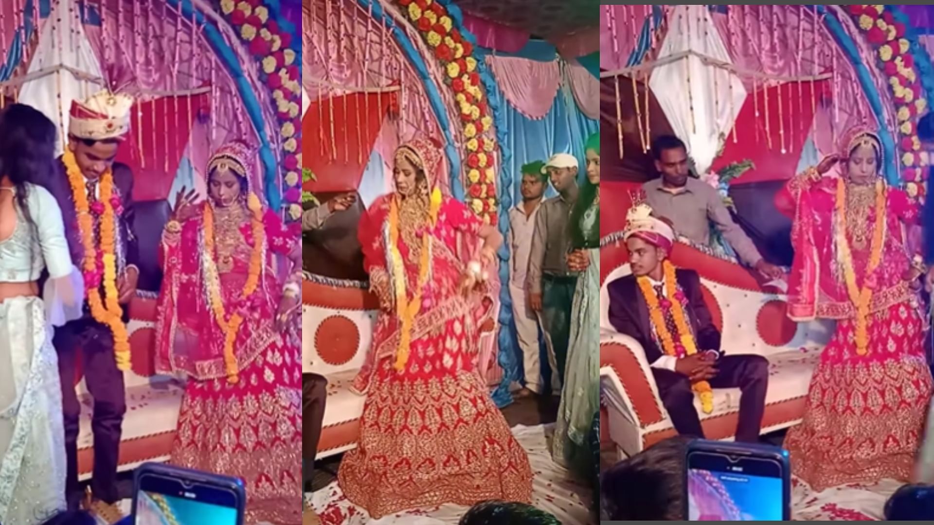 Funny Video: bride danced on Saiyan Super Star in front of the groom