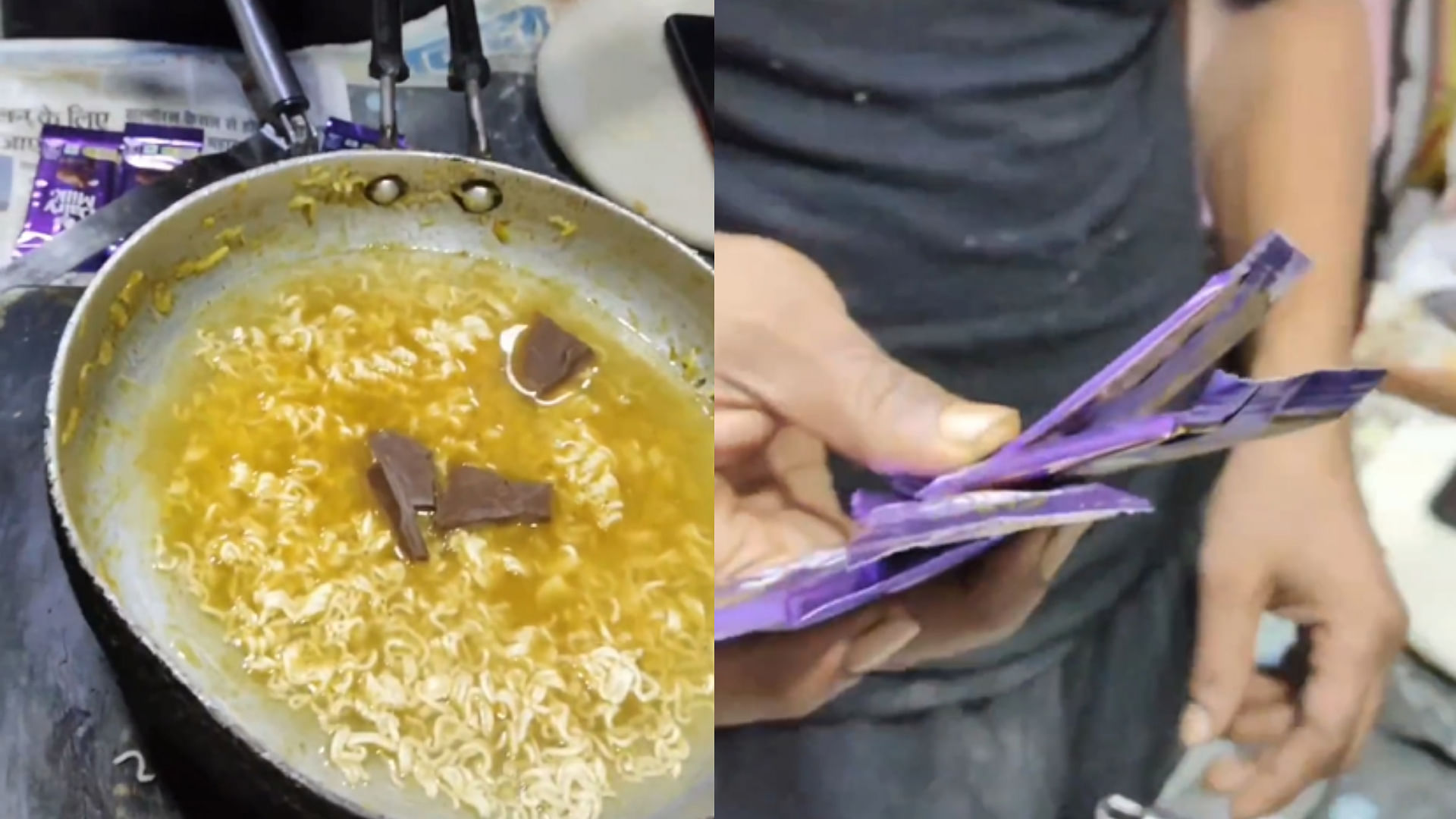 Chocolate maggie recipe bizzare food combination goes viral on internet
