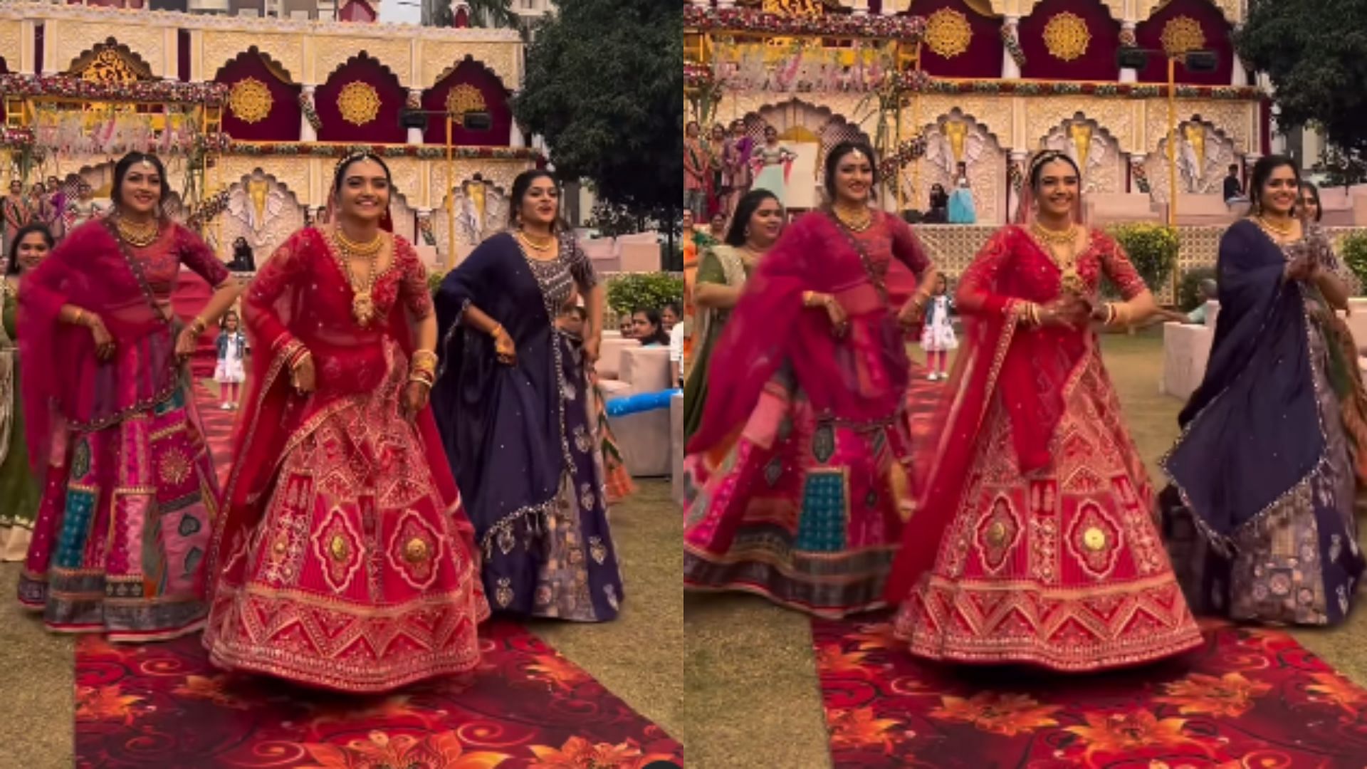 bride amazing dance video on mera piya ghar aaya song watch viral video