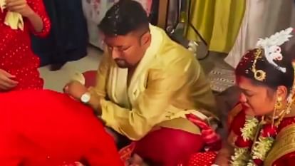 बहन की शादी में जीजा का पैर पकड़कर रोने लगा भाई