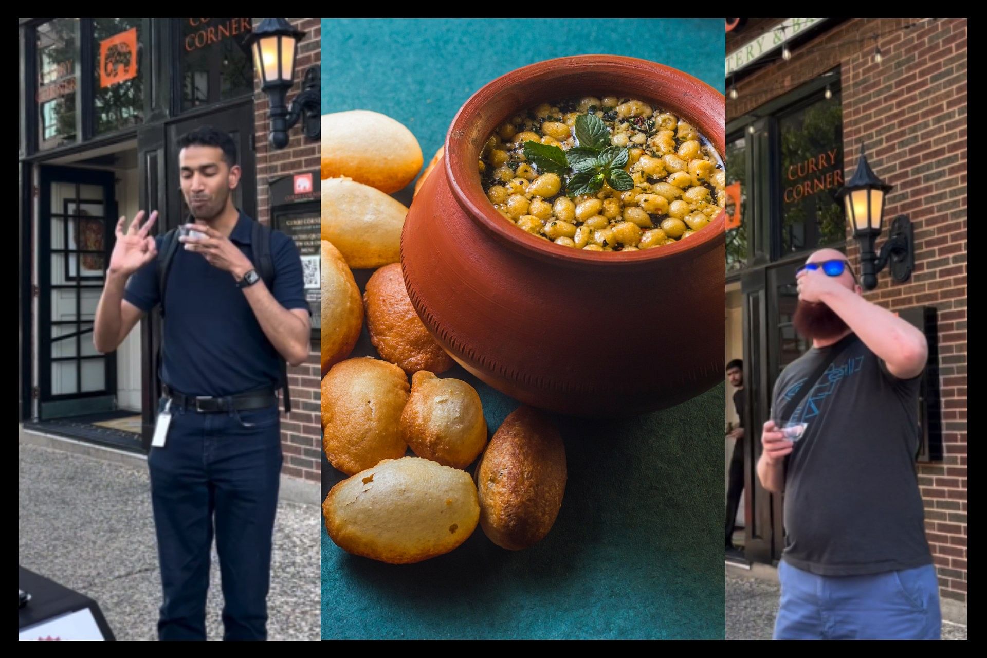 Americans liked the taste of  indian street food pani puri video viral on social media