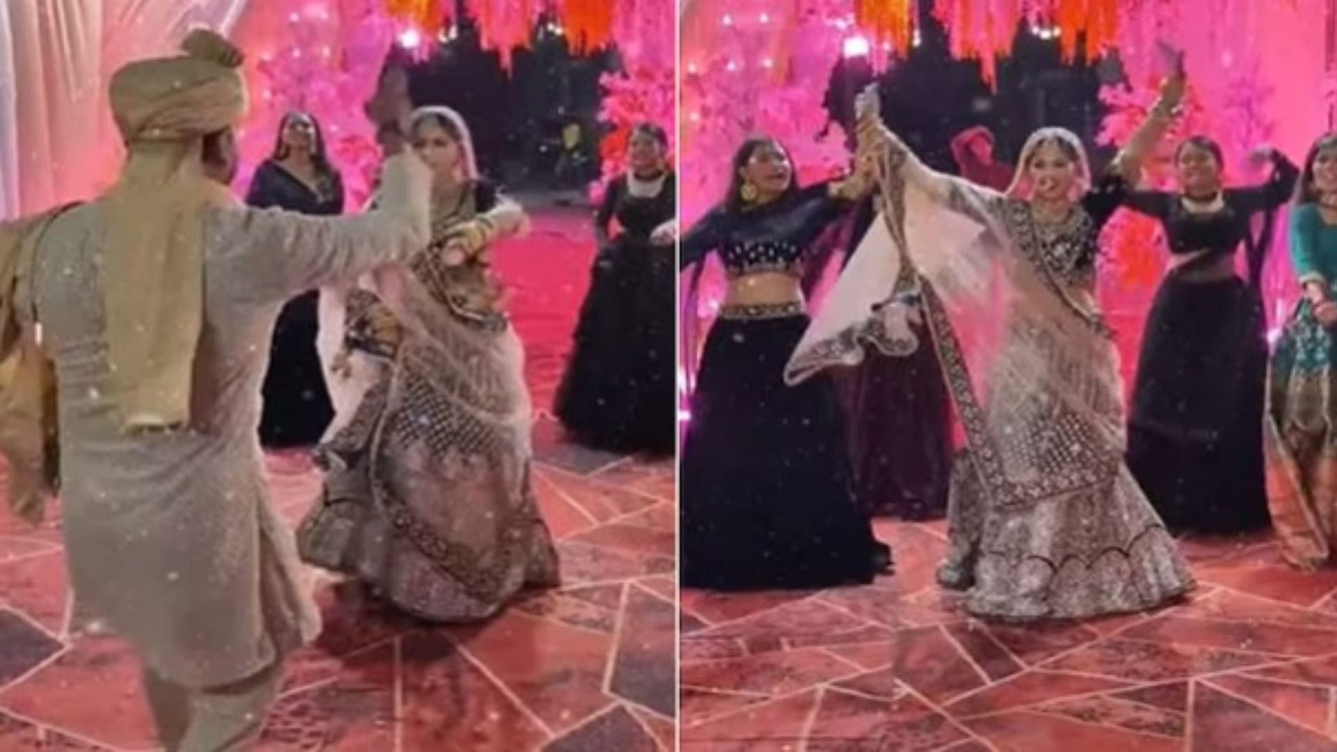 bride bhangra dance on entry on daler mehndi song video went viral