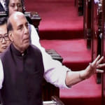 राज्यसभा में राजनाथ सिंह