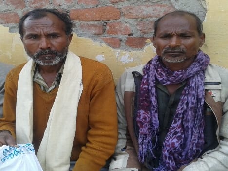 Murder of the aged throat slit , head missing
