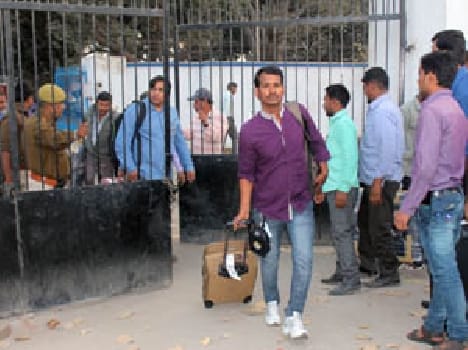 gorakhpurs flight late information of bomb