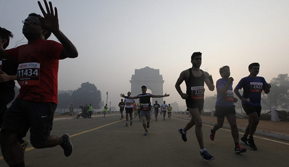61 year old man won marathon race in faridabad