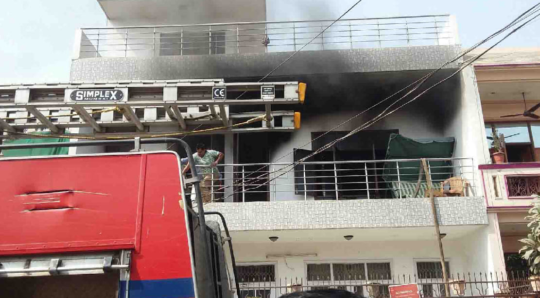fire short circuit gurgaon