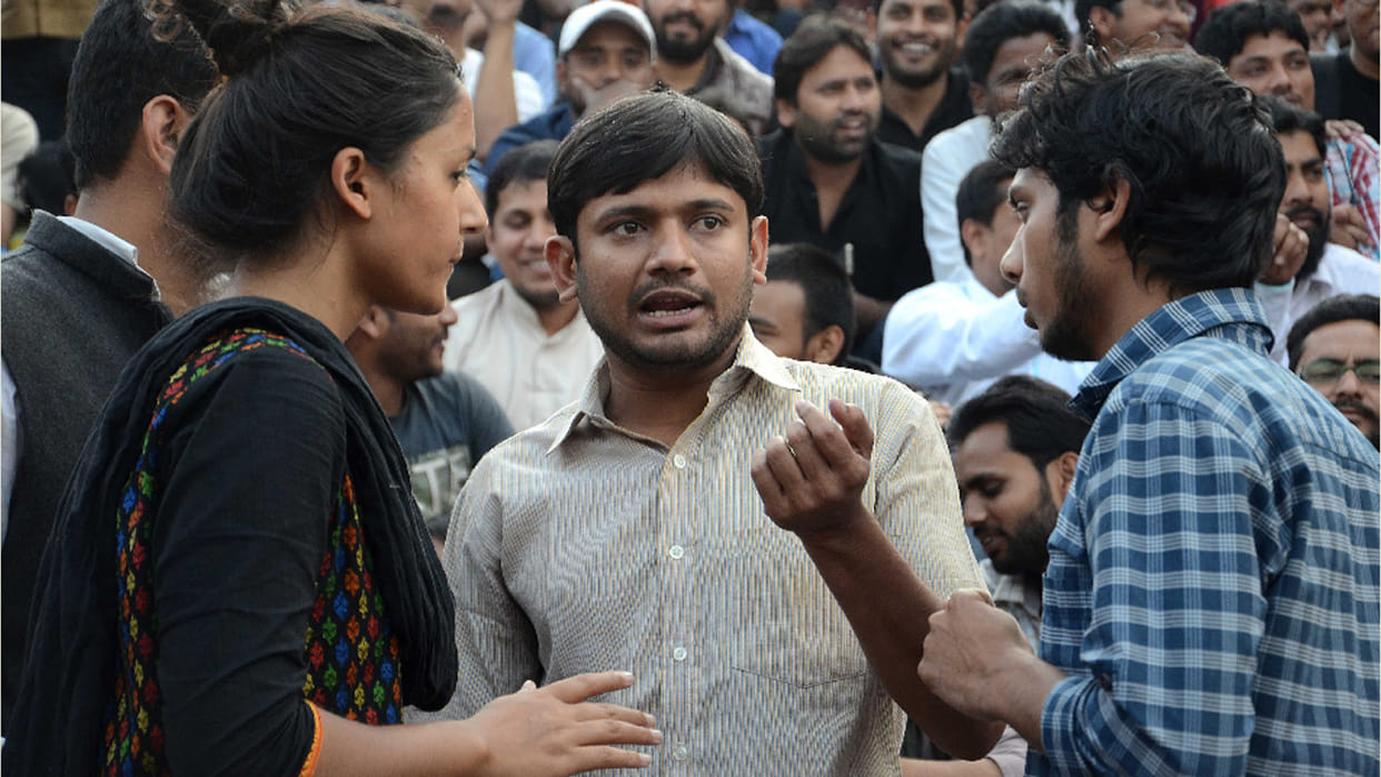 Kanhaiya had threatening and abuse with a girl student