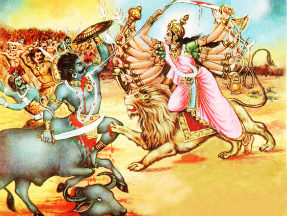dura mahishasura story according to puranas