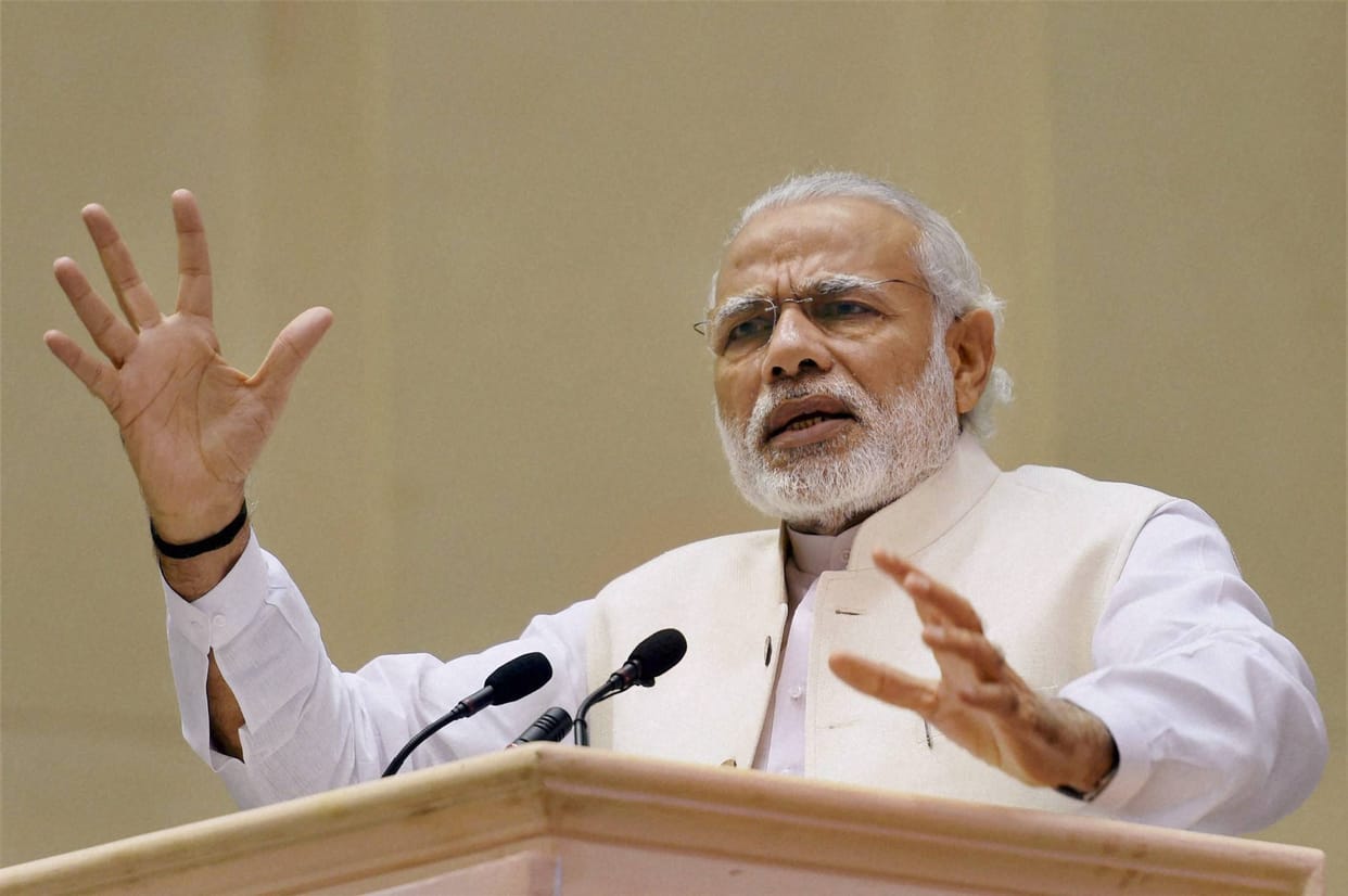 PM Modi gives a call to kashmiri youth