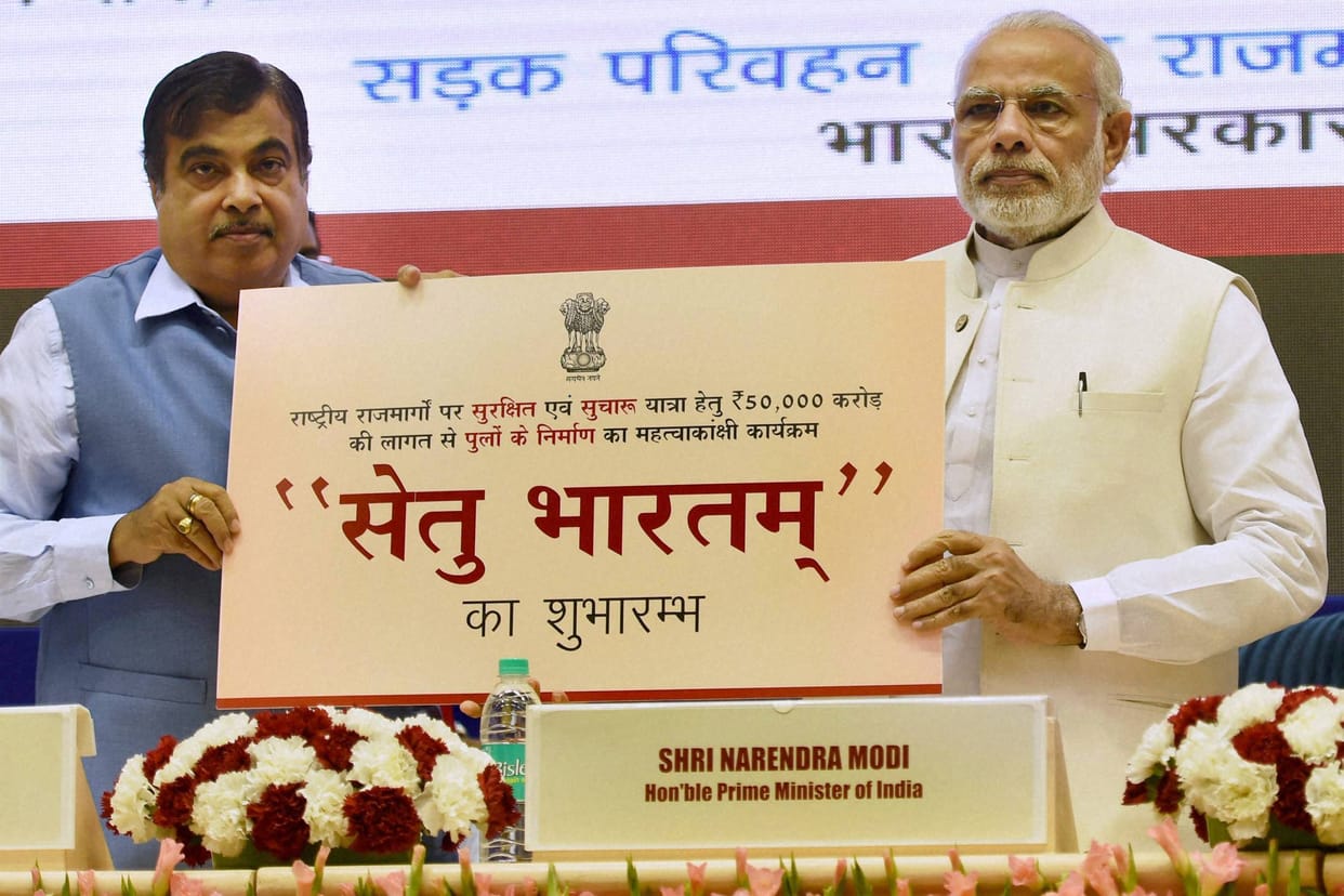 pm modi launched setu bharatam project.