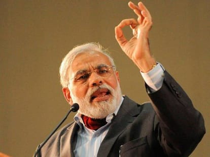 narendra modi changed his hair style