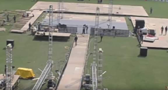 खली की फाईट  रिंग