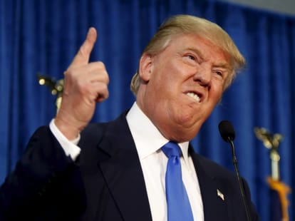 donald trump as lord vishnu in american election poster